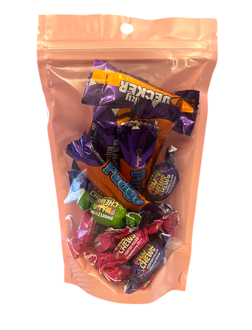 Resealable Stand Up Pouch 12*20cm Pink