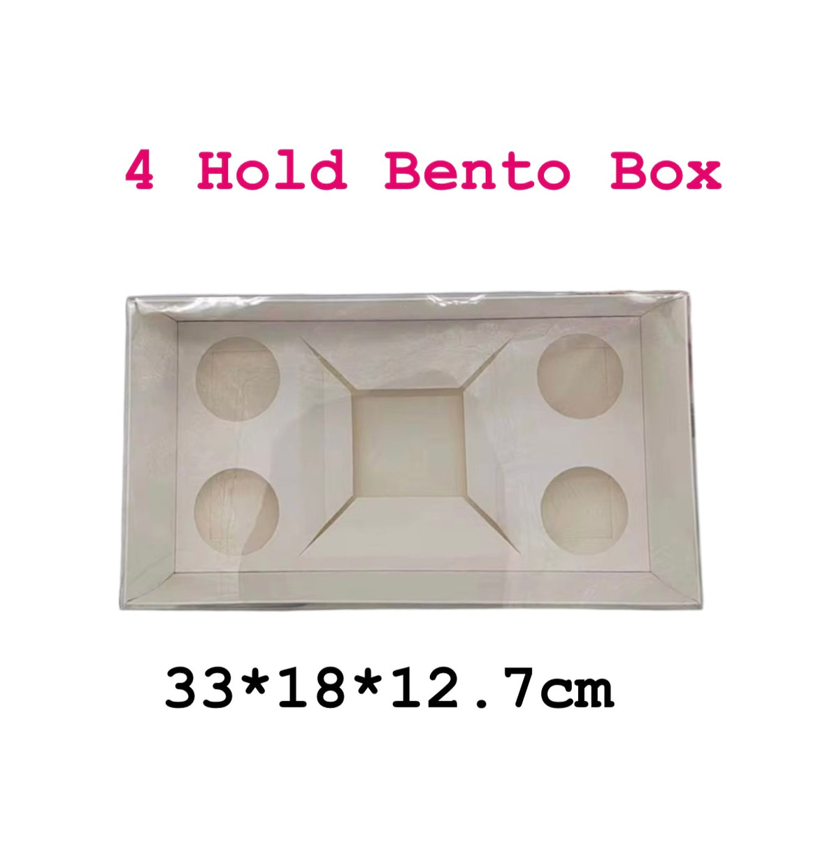 Bento Cupcake Box 4 Hold
