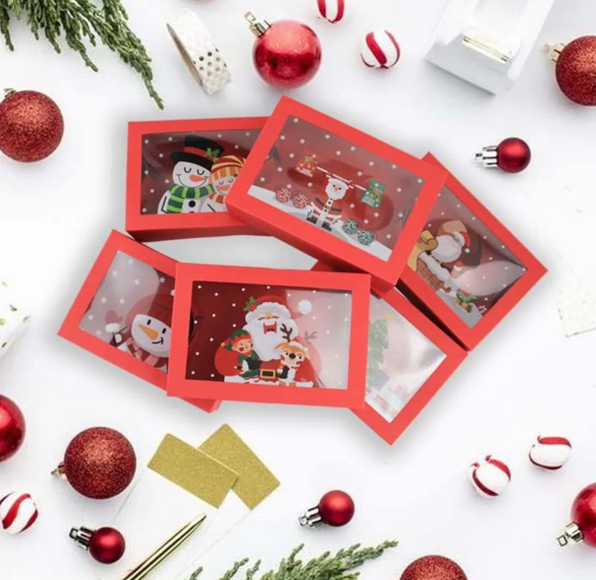 Christmas Treat Boxes -Assorted Designs