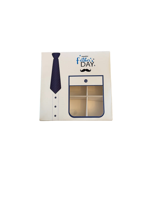 Empty Pick And Mix Box Fathers Day Theme 15*15*3.5 cm