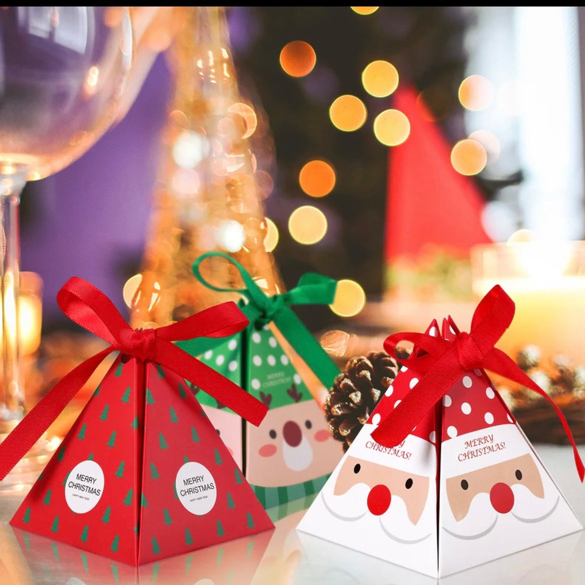 Christmas Pyramid Box