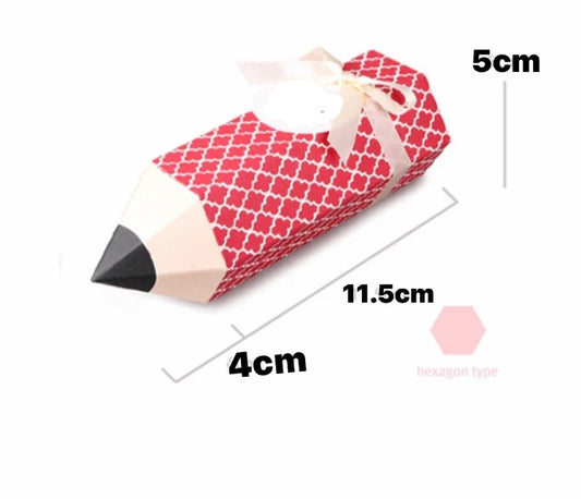 Pencil Shaped Candy Box "Thank you Teacher "
