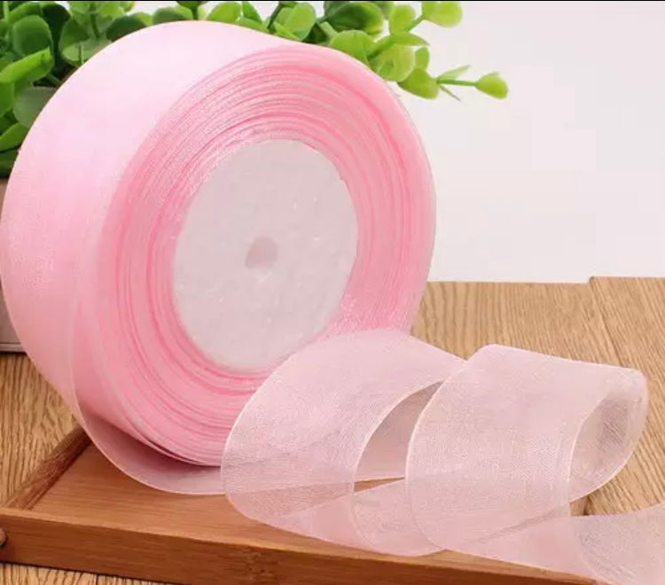 Organza Ribbon 2.5cm wide