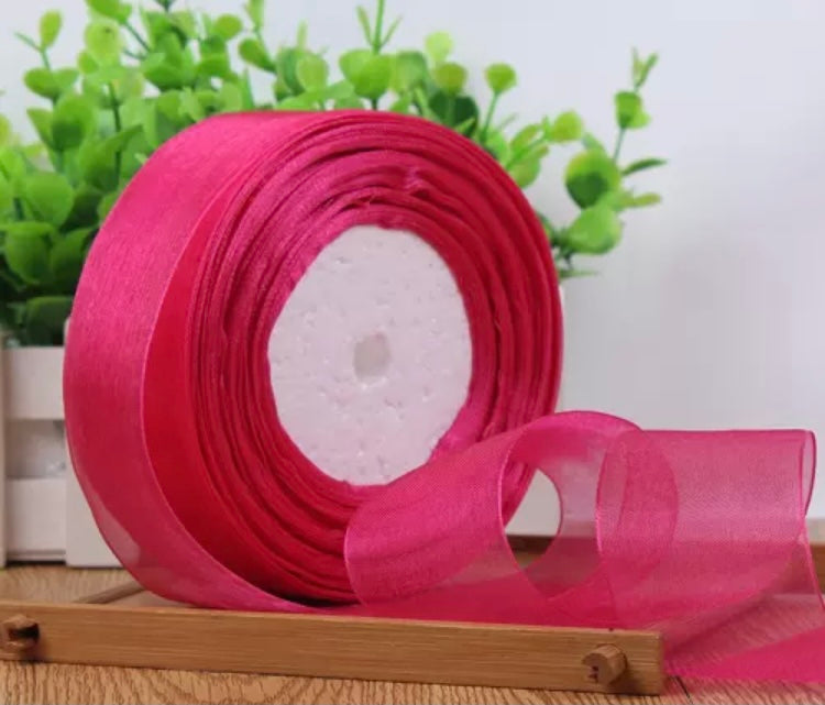 Organza Ribbon 2.5cm wide